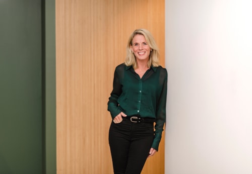 Half body portrait of employee Anneli Modigh