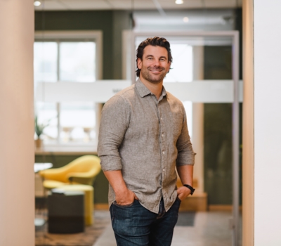Half body portrait of employee André Selander